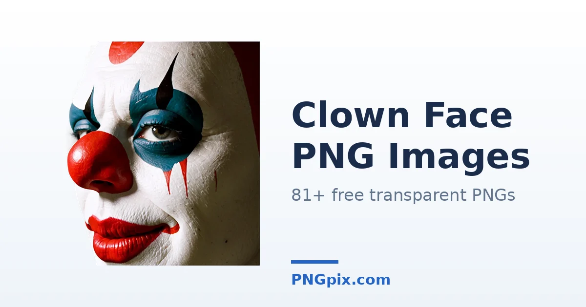 Clown Face PNG images