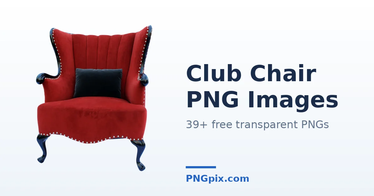 Club Chair PNG images