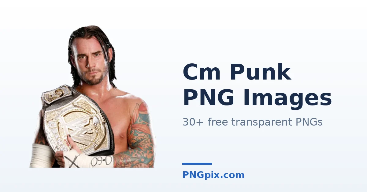 Cm Punk PNG images