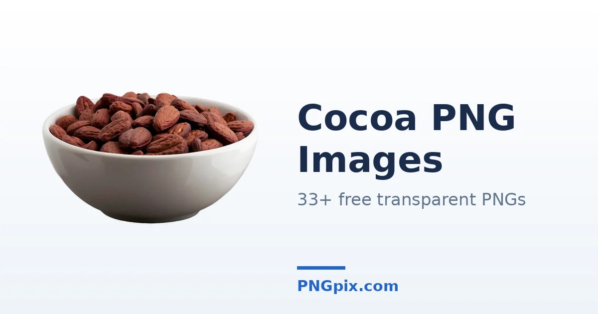 Cocoa PNG images