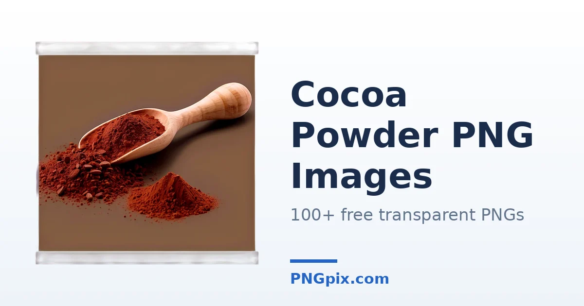 Cocoa Powder PNG images