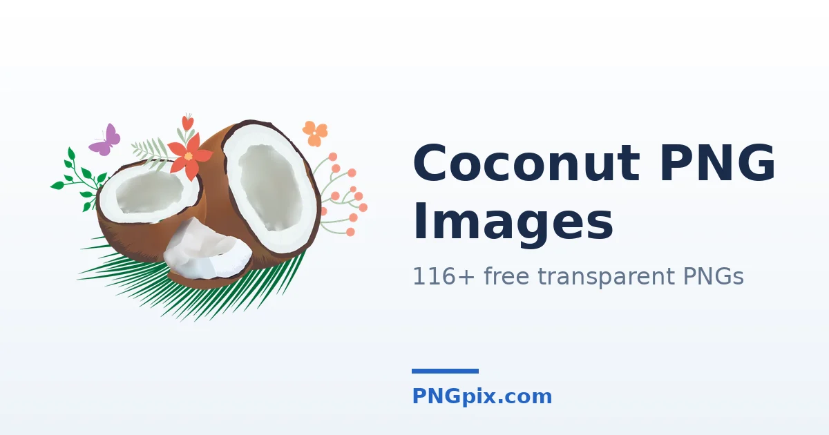 Coconut PNG images