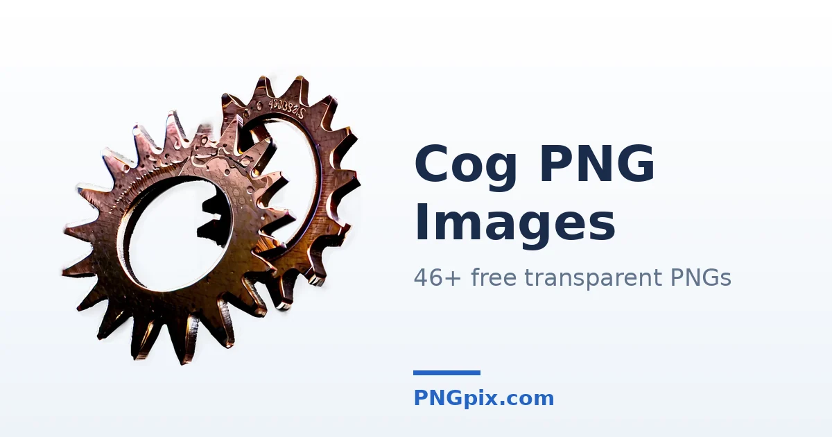 Cog PNG images
