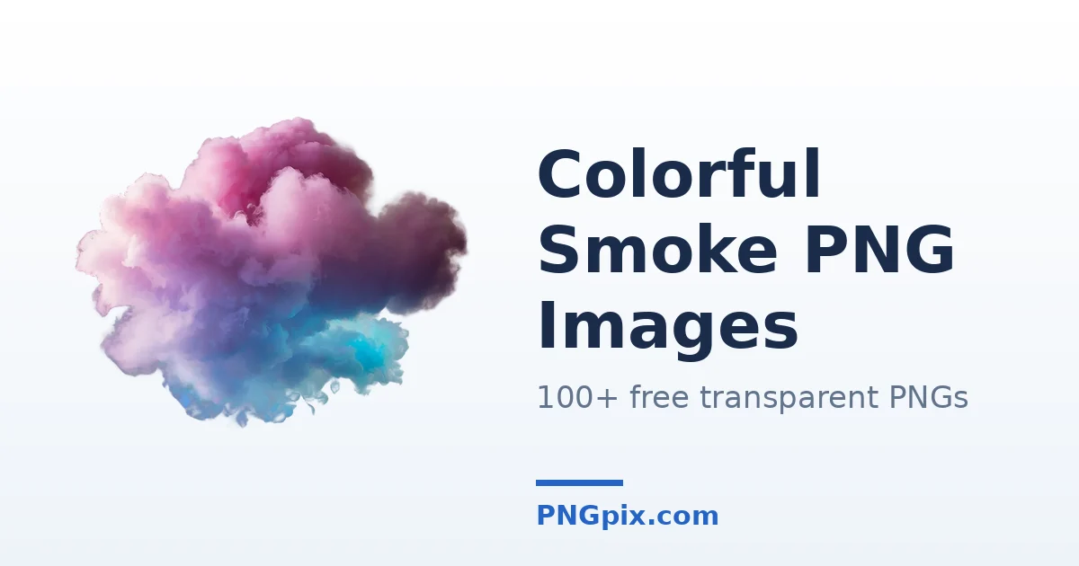 Colorful Smoke PNG images