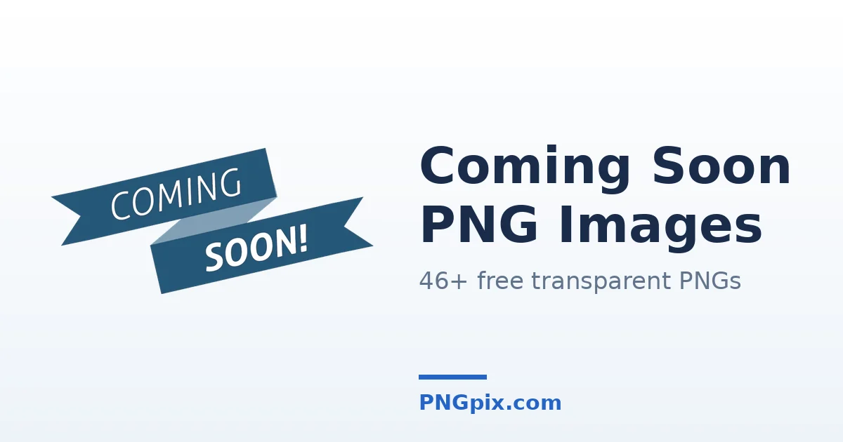 Coming Soon PNG images