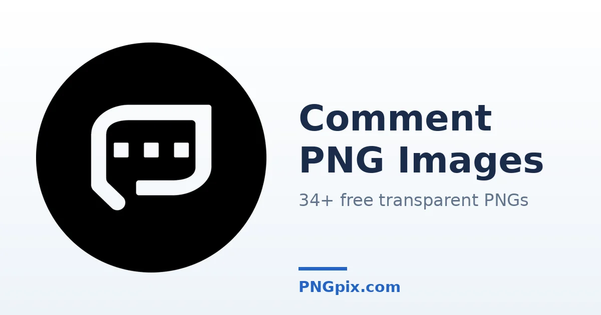 Comment PNG images