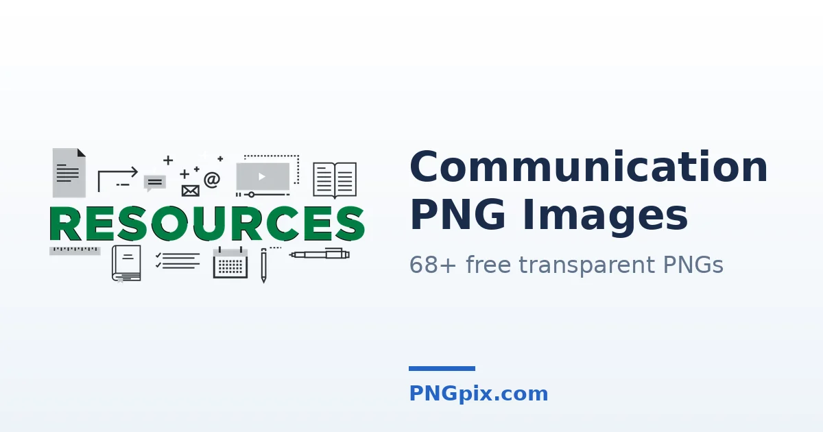 Communication PNG images