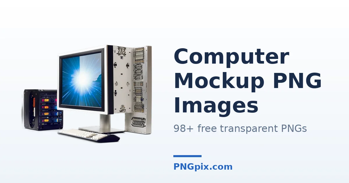 Computer Mockup PNG images