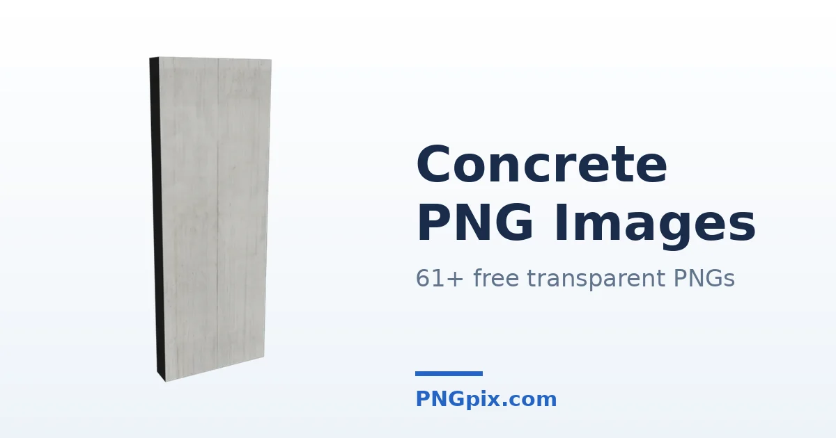 Concrete PNG images