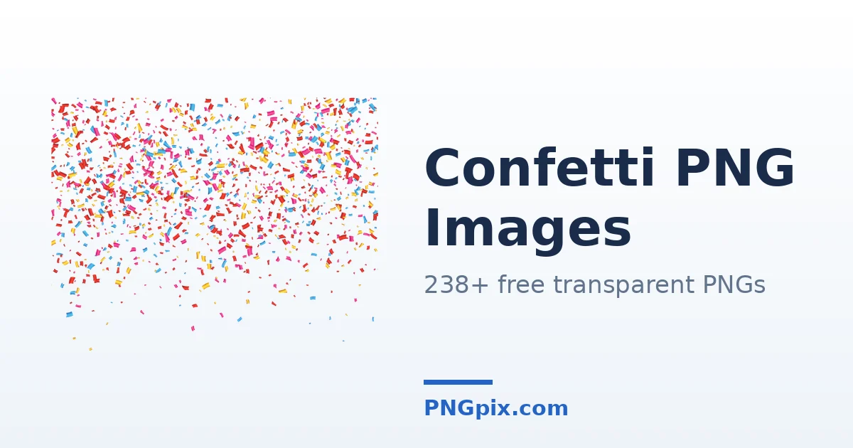 Confetti PNG images