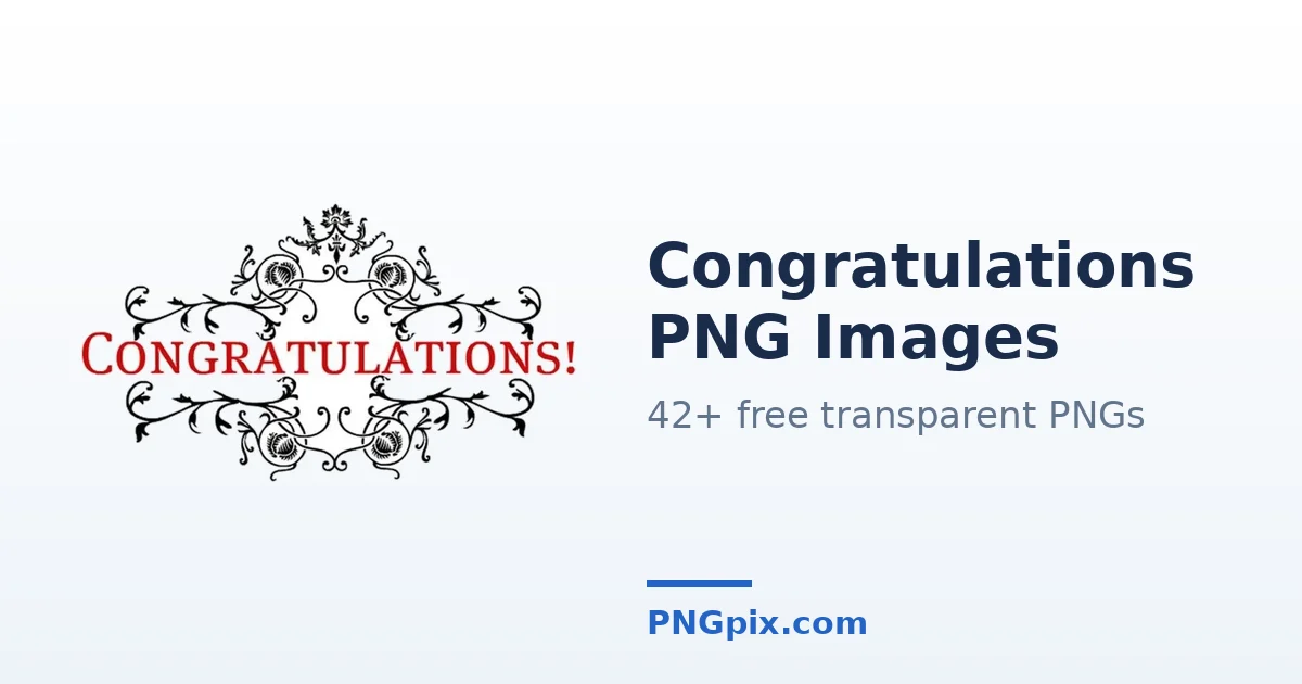 Congratulations PNG images