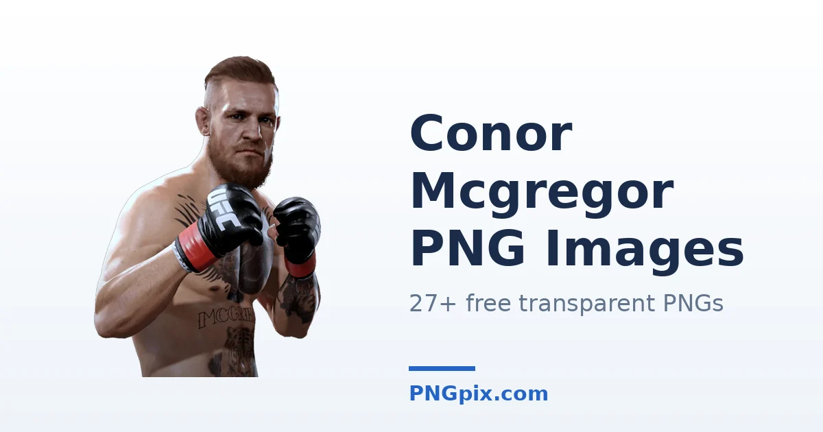 Conor Mcgregor PNG images