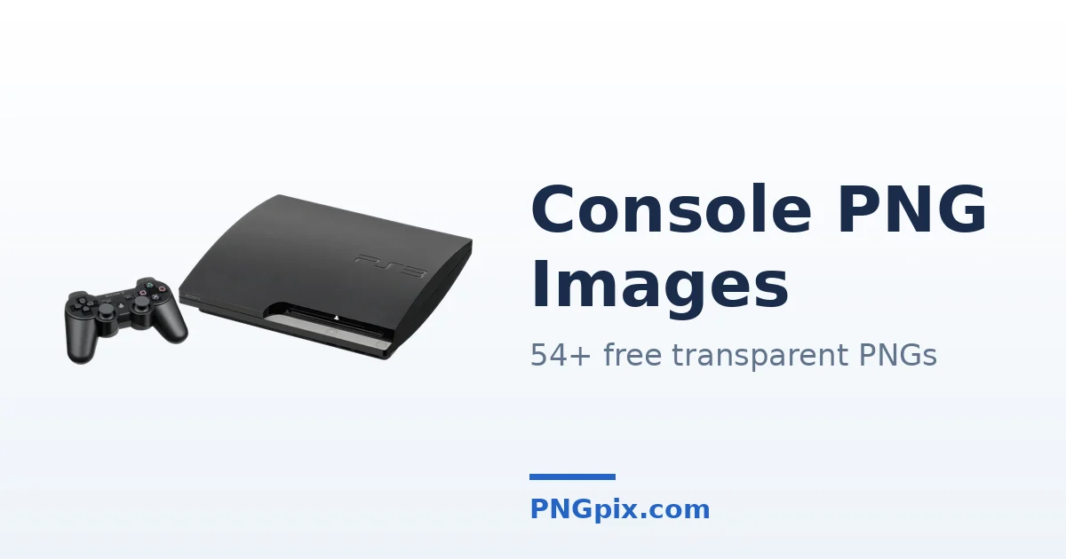 Console PNG images