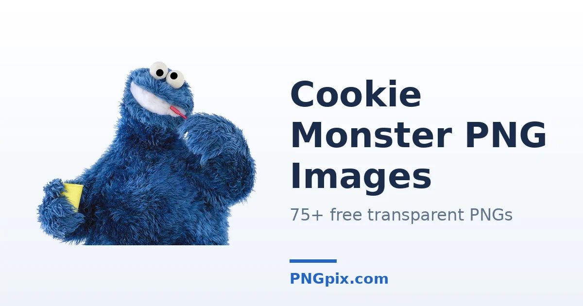 Cookie Monster PNG images