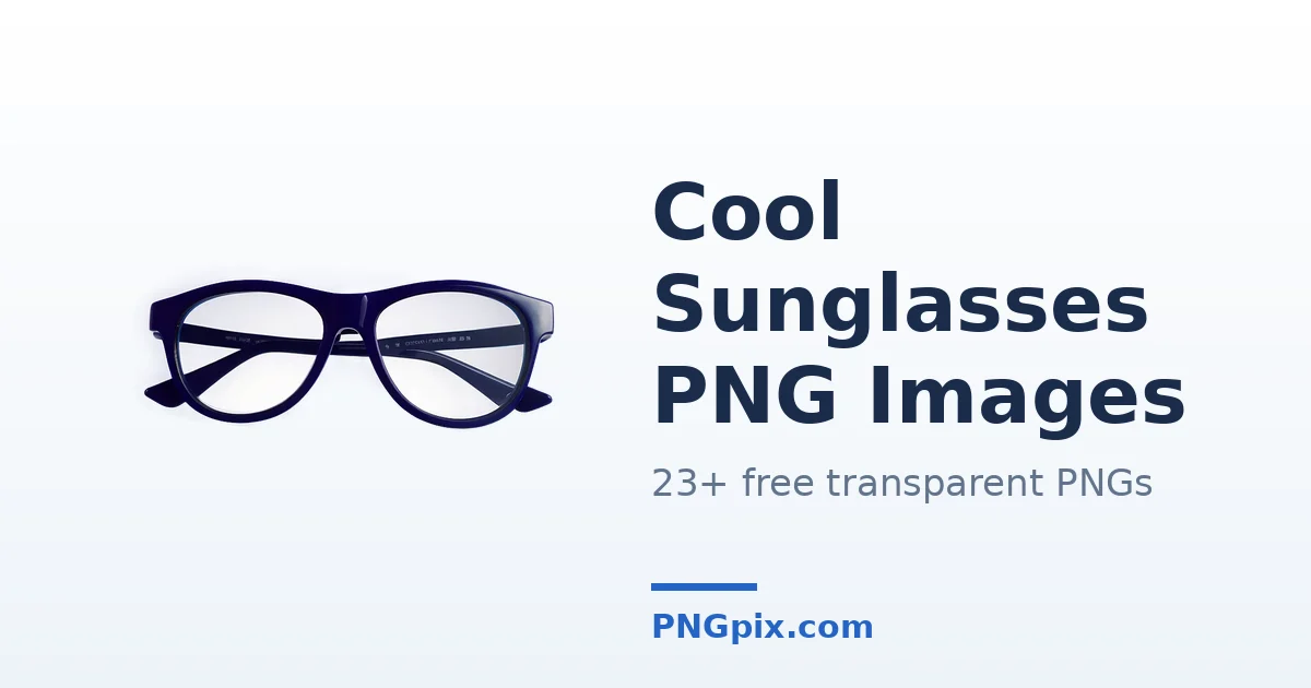 Cool Sunglasses PNG images