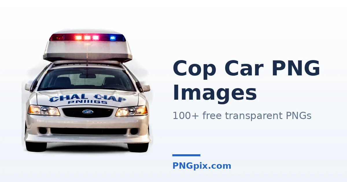 Cop Car PNG images