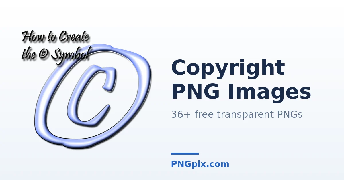 Copyright PNG images