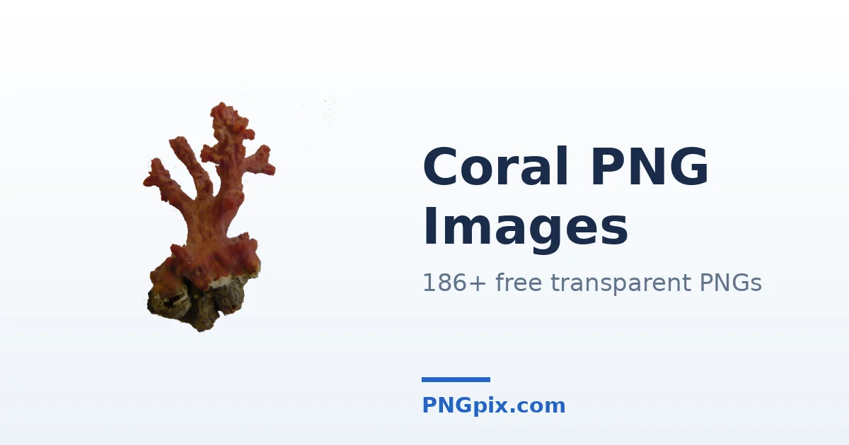 Coral PNG images