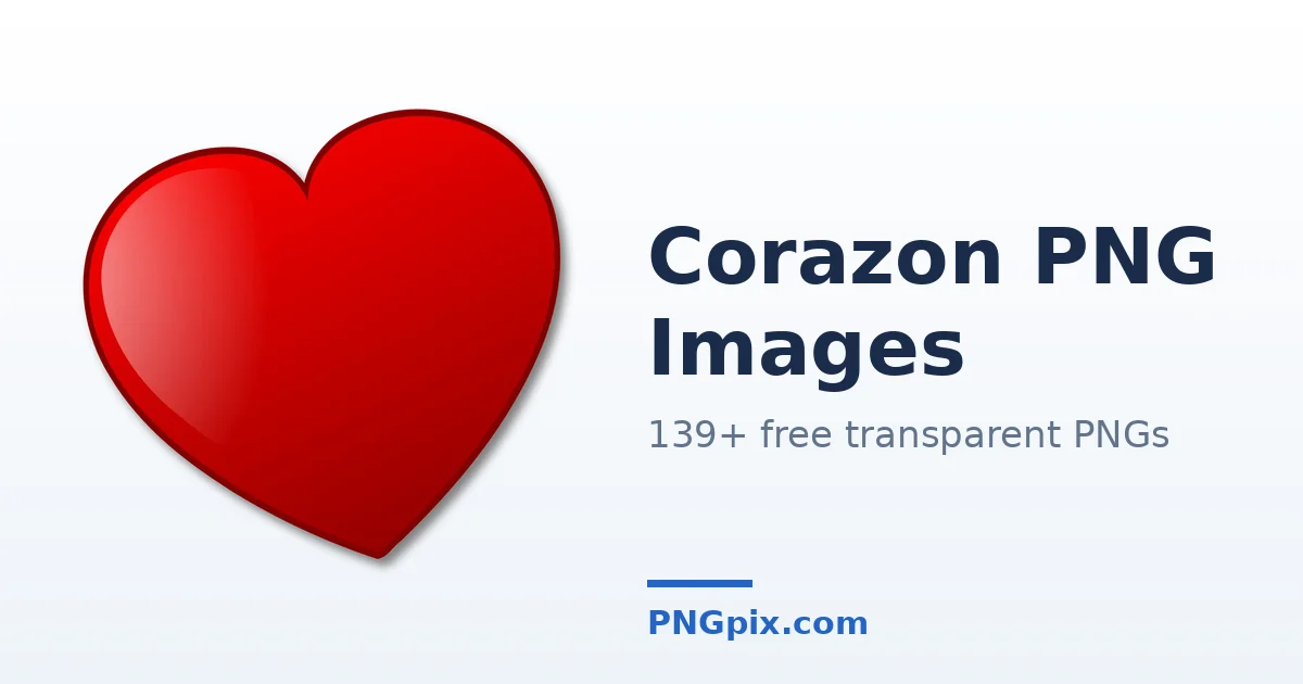 Corazon PNG images