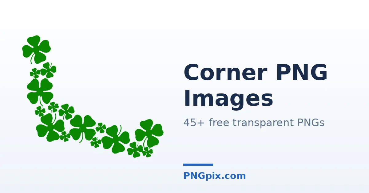 Corner PNG images