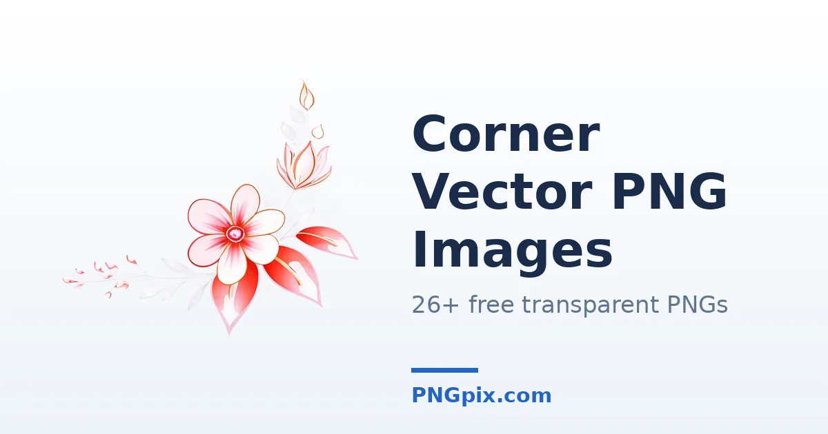 Corner Vector PNG images