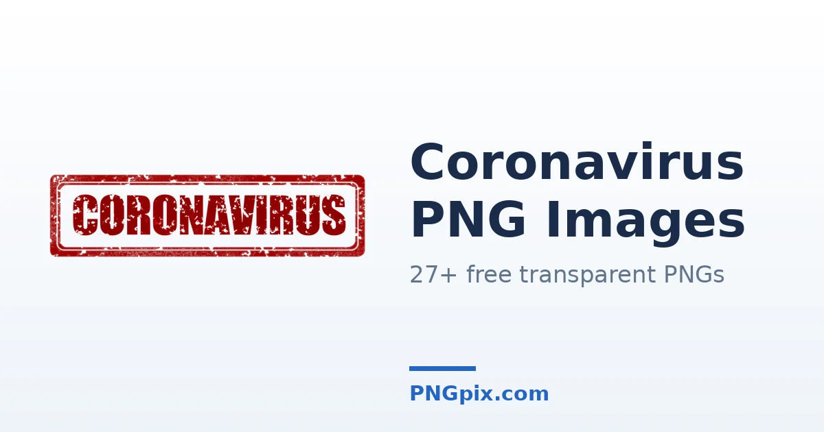Coronavirus PNG images