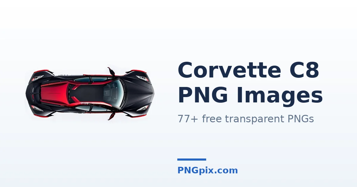 Corvette C8 PNG images