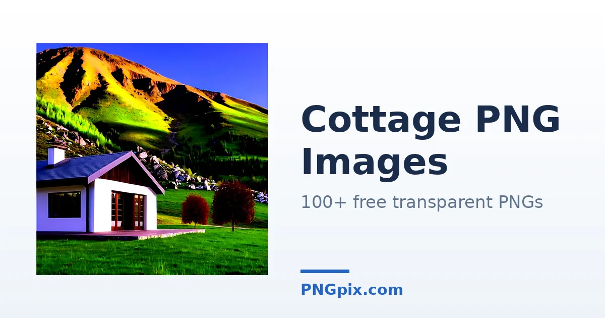 Cottage PNG images