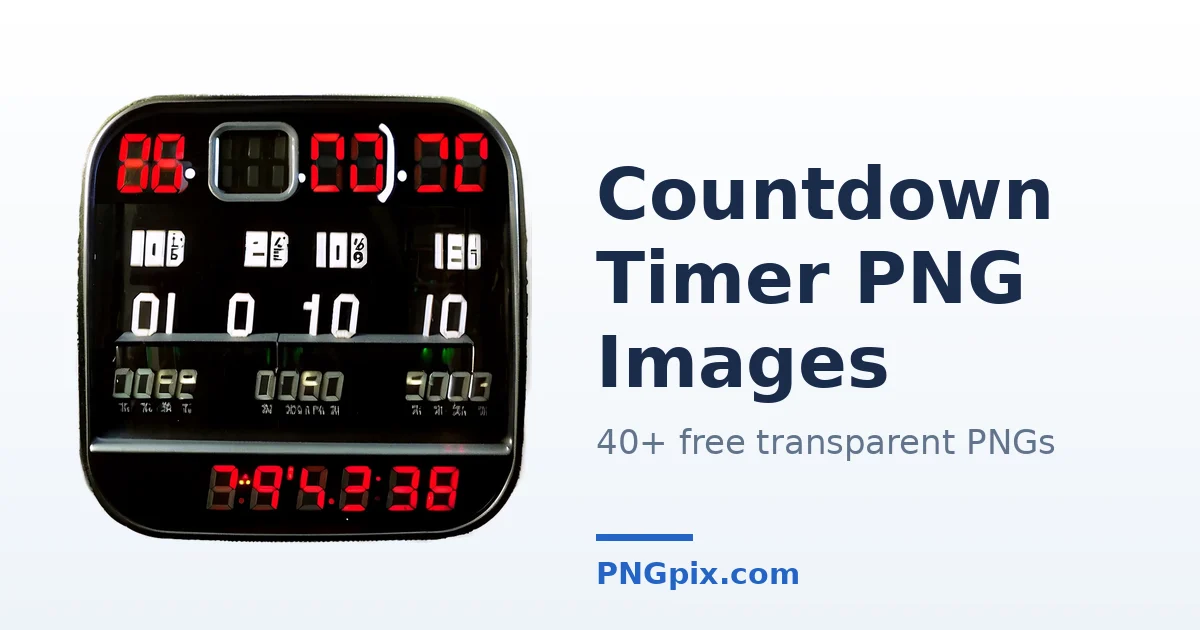 Countdown Timer PNG images