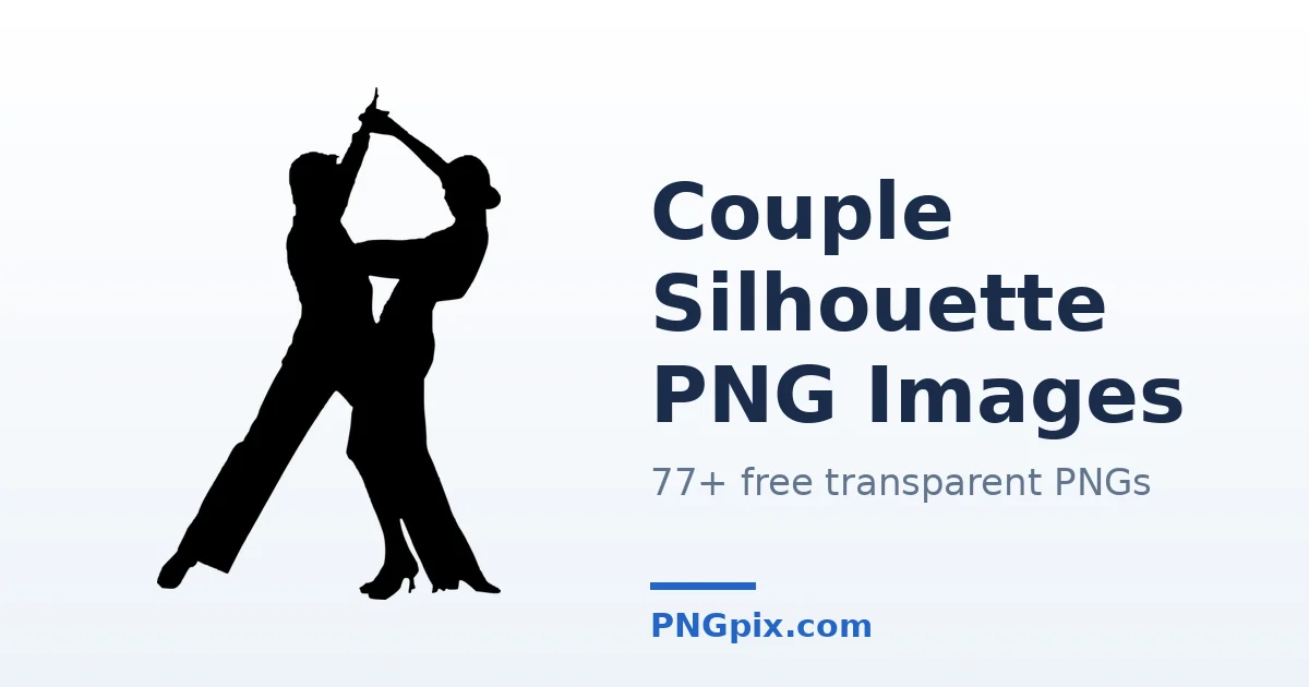 Couple Silhouette PNG images