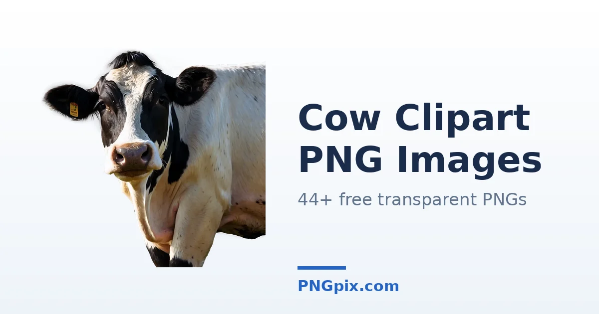 Cow Clipart PNG images