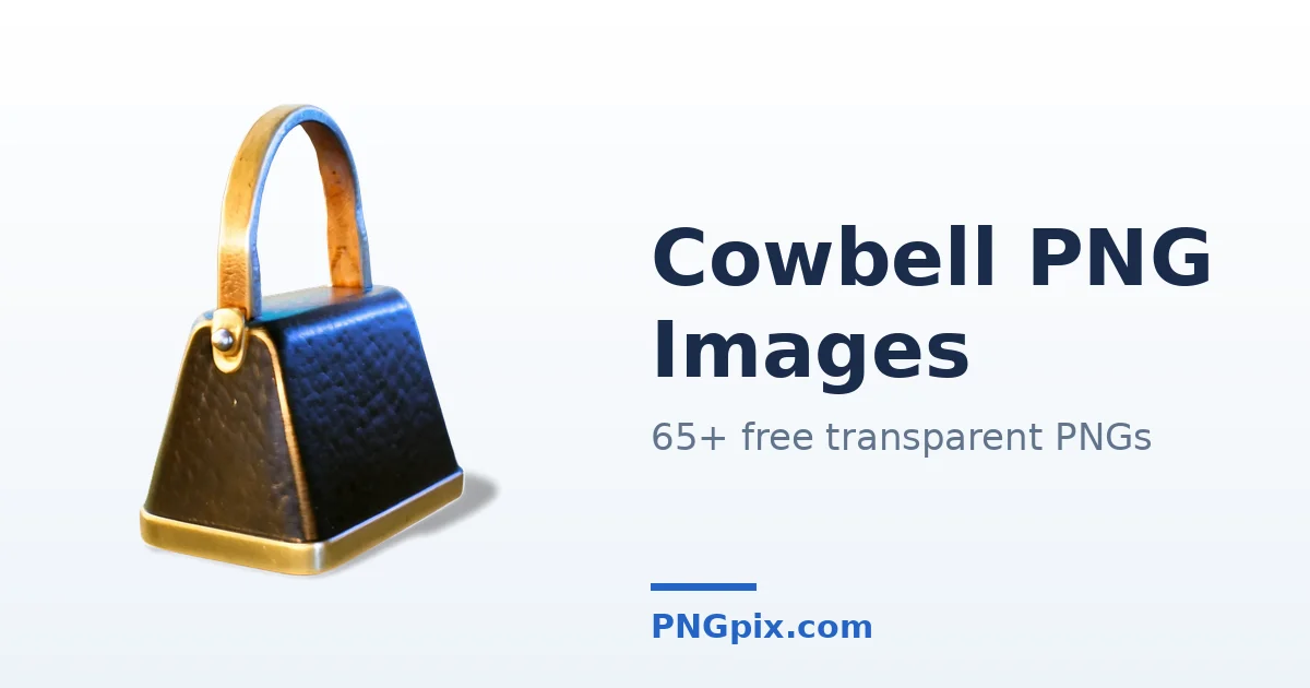 Cowbell PNG images