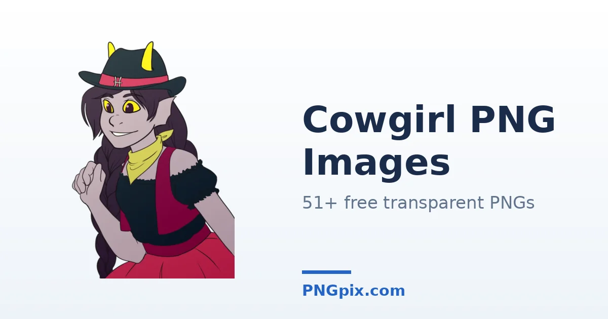 Cowgirl PNG images