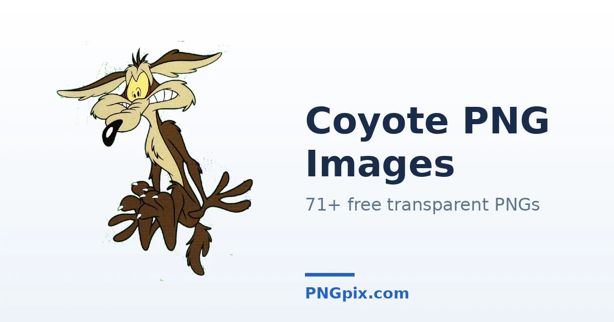 Coyote PNG images