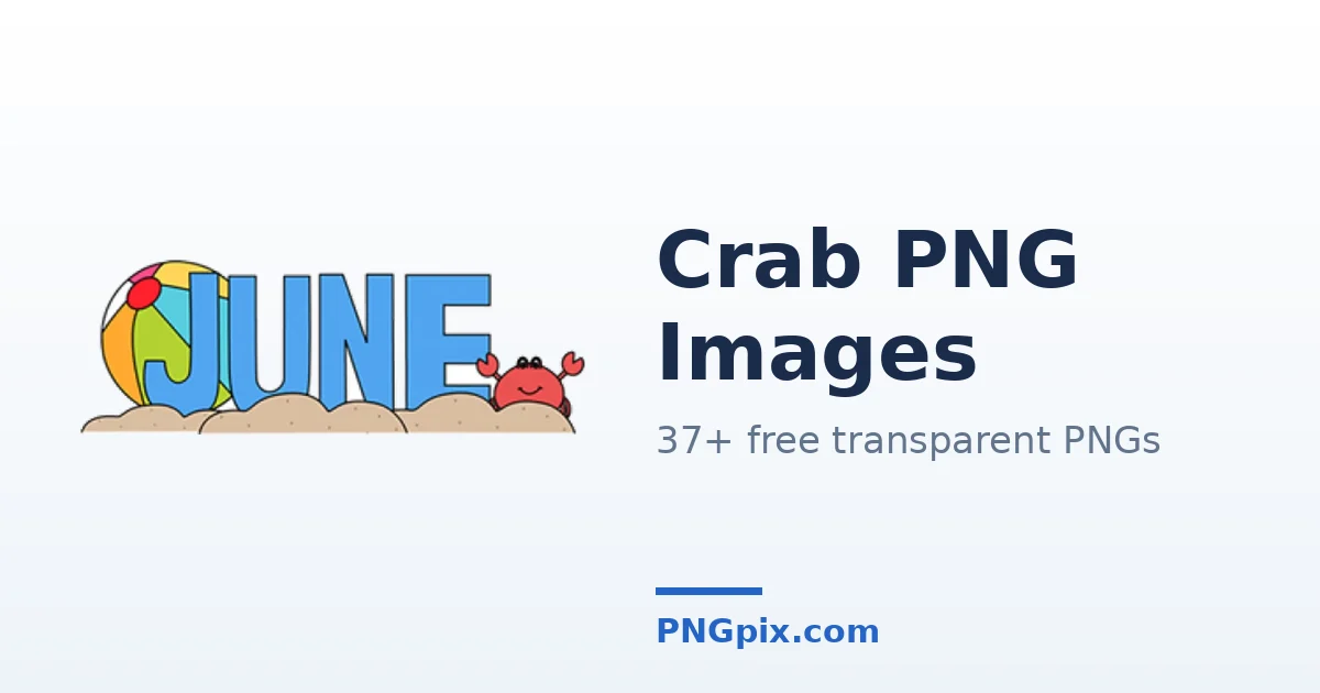 Crab PNG images