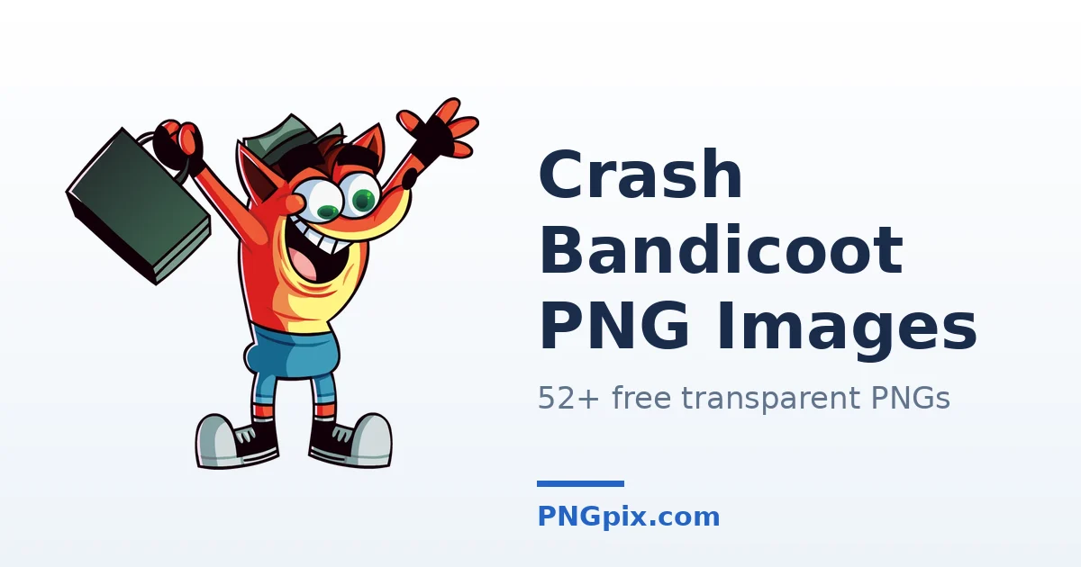 Crash Bandicoot PNG images