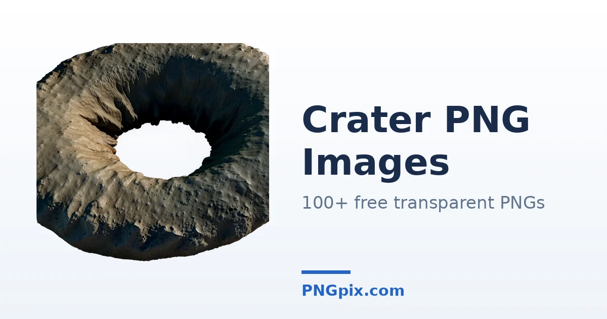 Crater PNG images