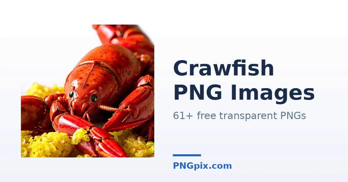 Crawfish PNG images