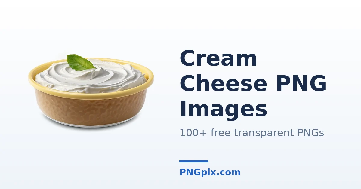 Cream Cheese PNG images