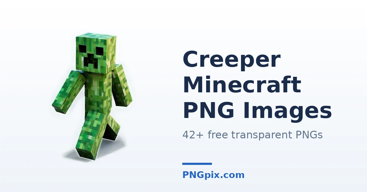 Creeper Minecraft PNG images