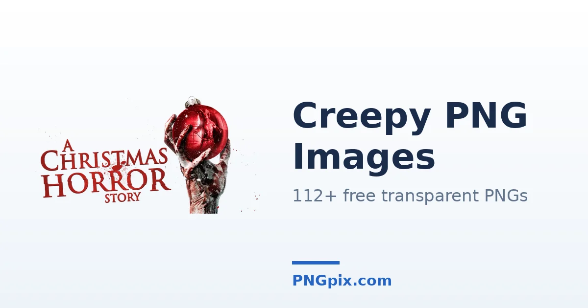 Creepy PNG images