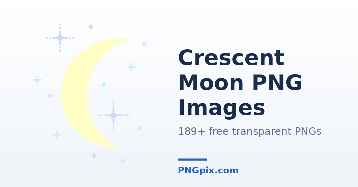 Crescent Moon PNG images