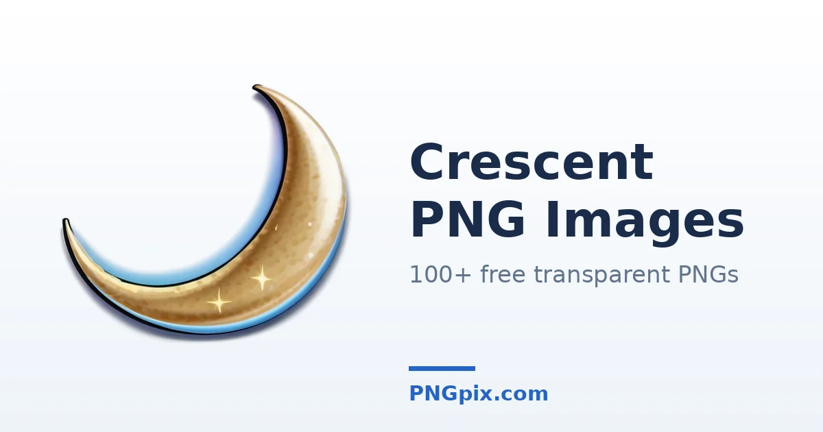 Crescent PNG images