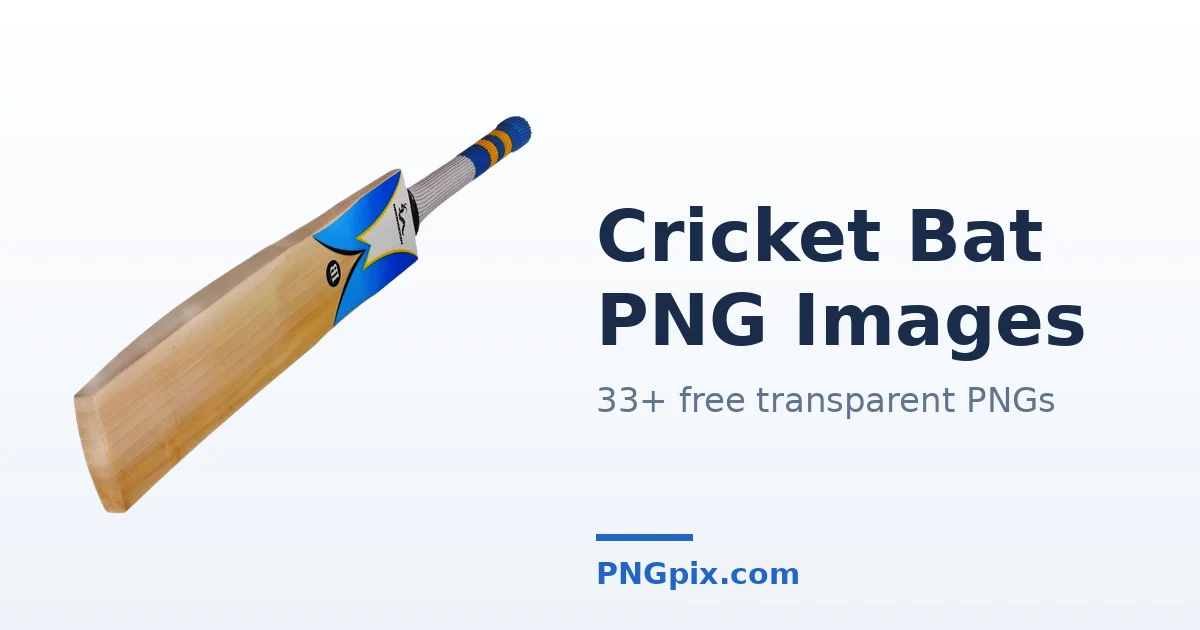 Cricket Bat PNG images