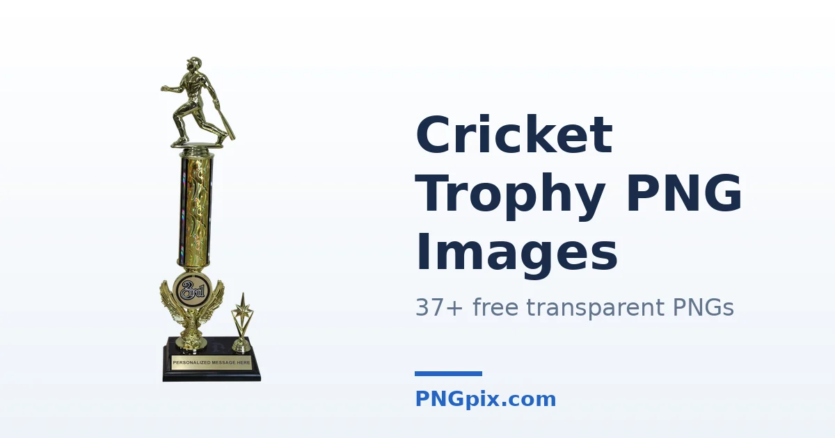 Cricket Trophy PNG images