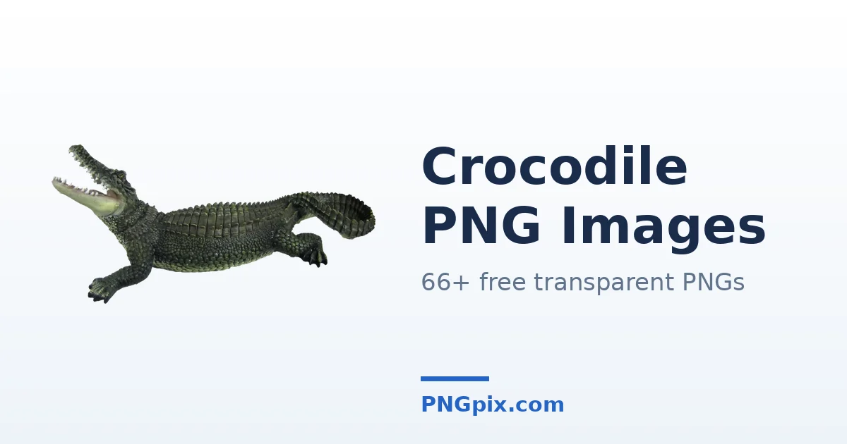Crocodile PNG images