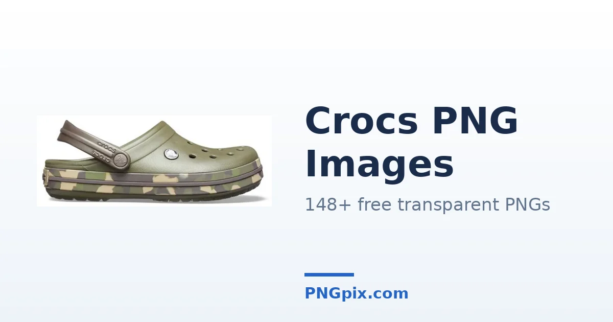 Crocs PNG images