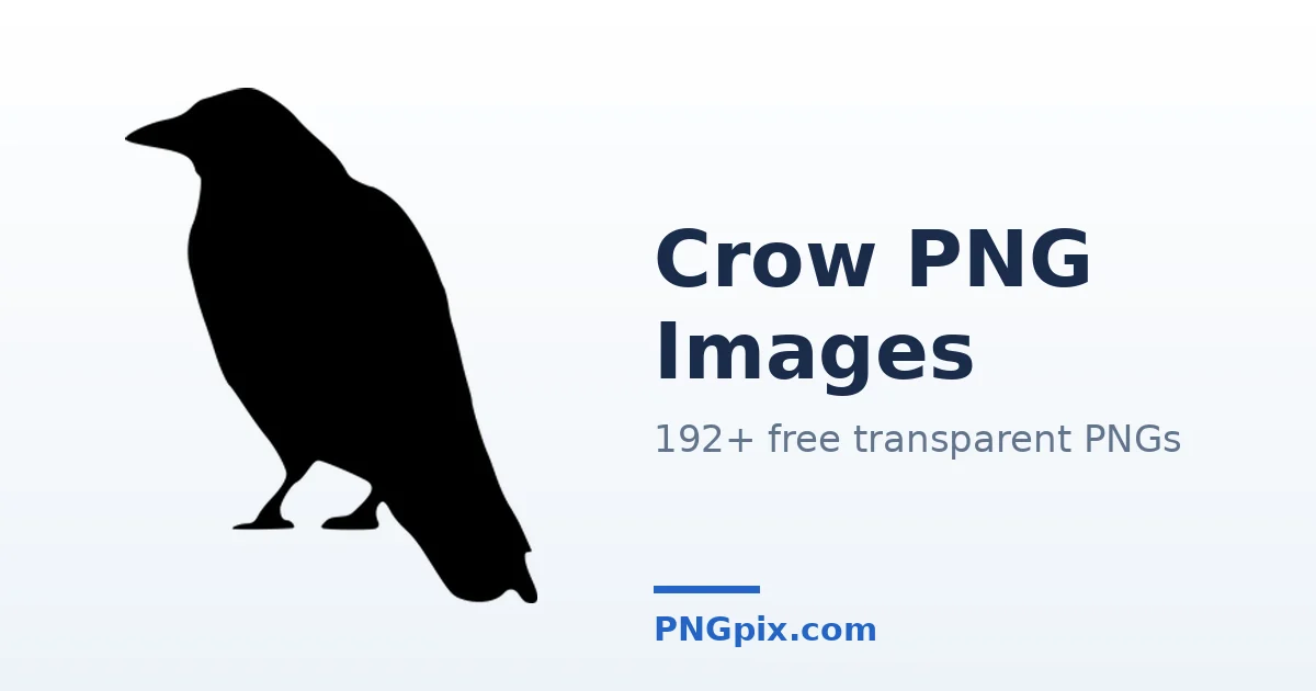Crow PNG images