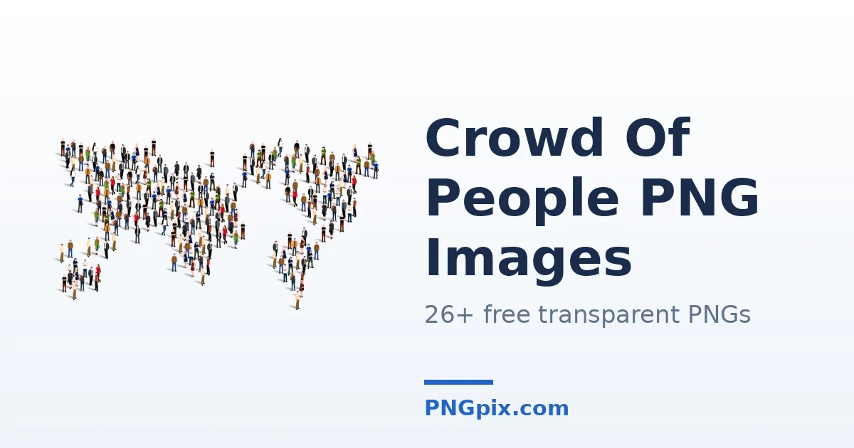 Crowd Of People PNG images