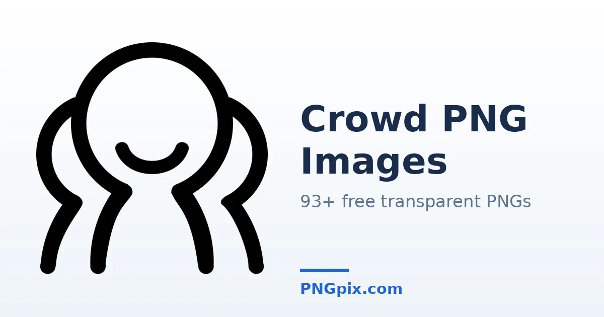 Crowd PNG images